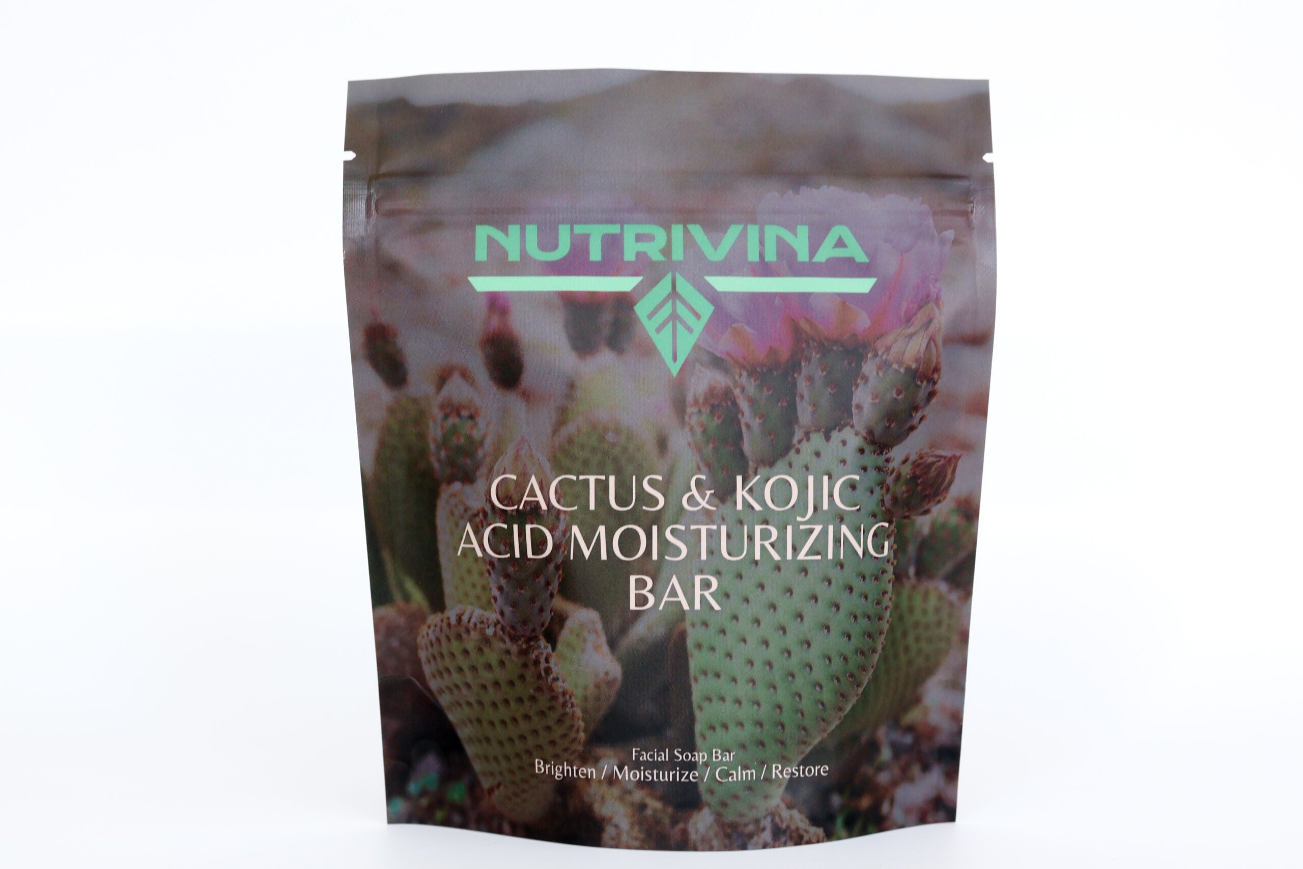 Cactus & Kojic Acid Facial Bar Soap - Brightening & Dark Spot Treatment image 1