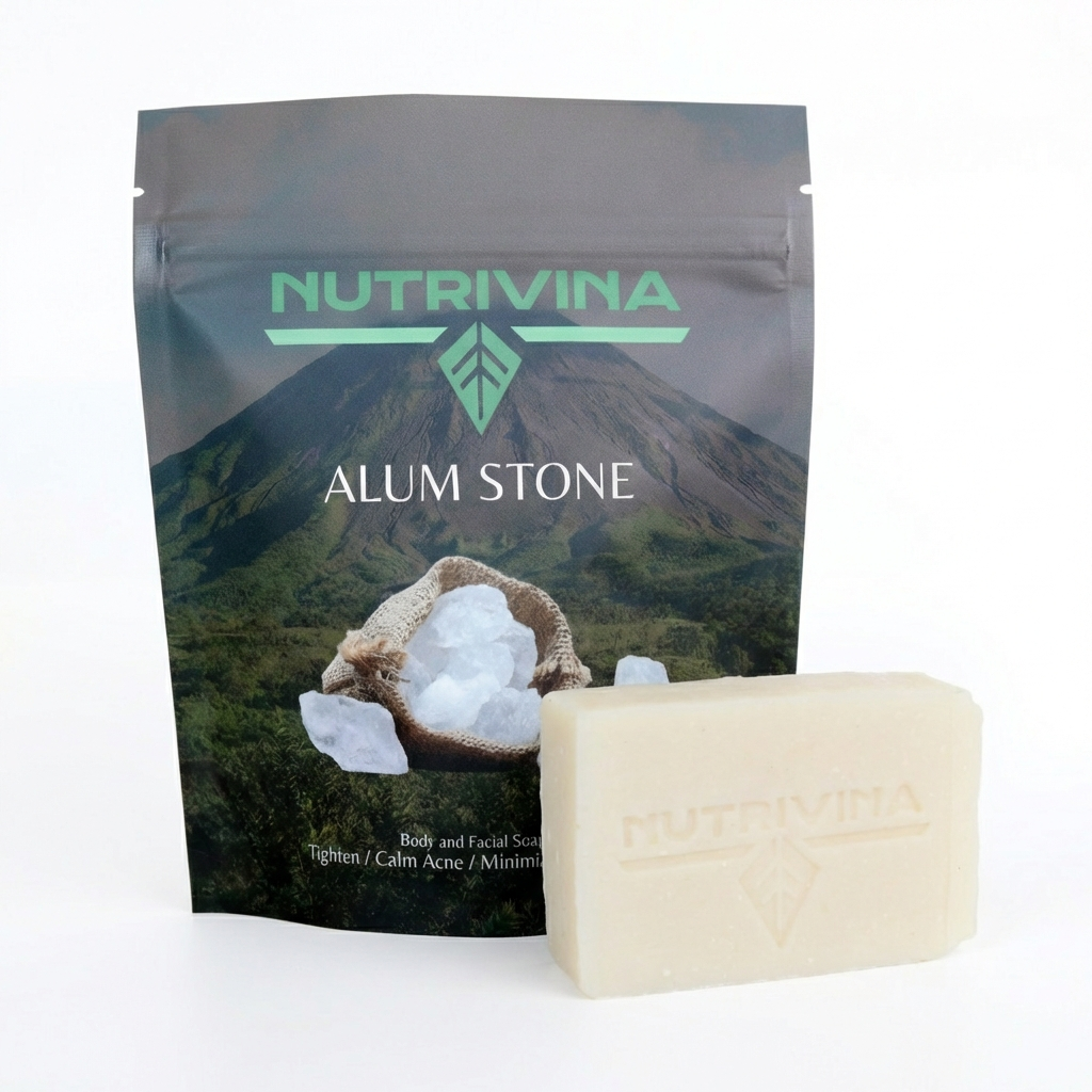 Alum Stone Facial Bar Soap - Purifying & Acne Treatment