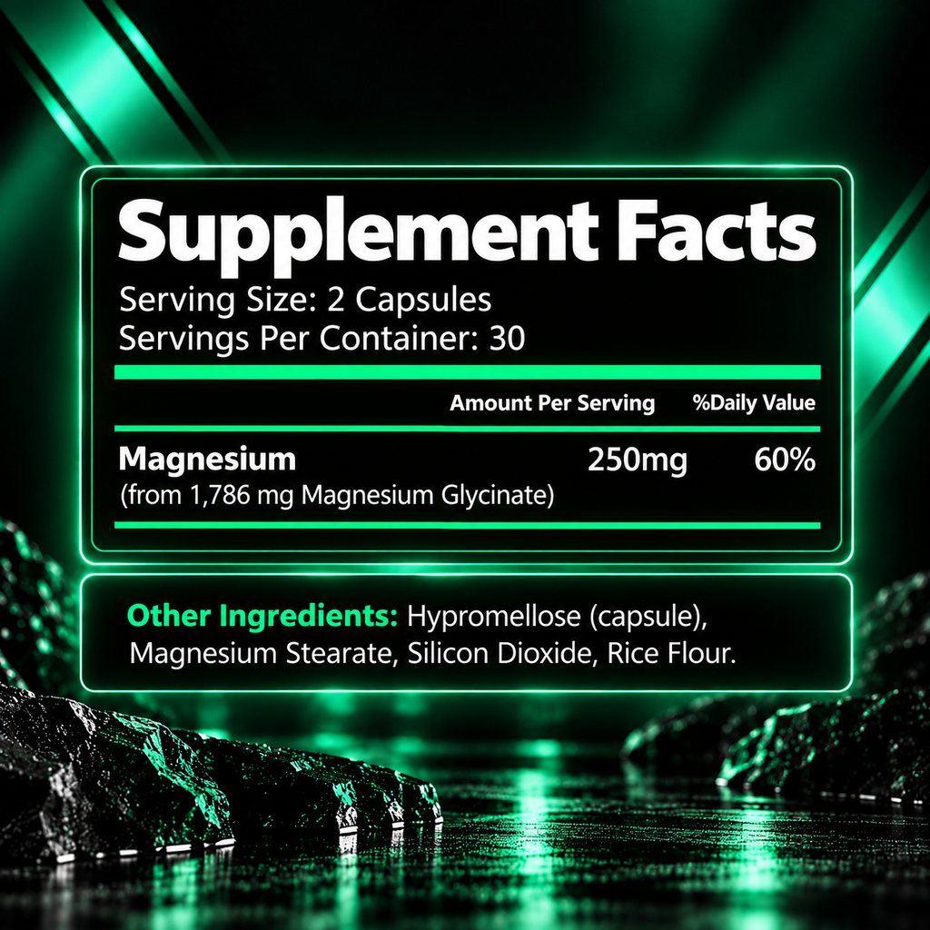 Nutrivina Magnesium Glycinate | 60 Capsules