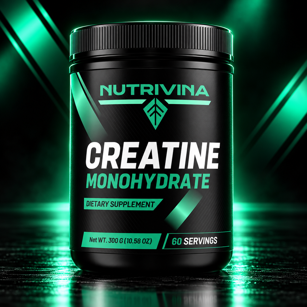 Nutrivina Creatine Monohydrate | 300g | 60 Servings