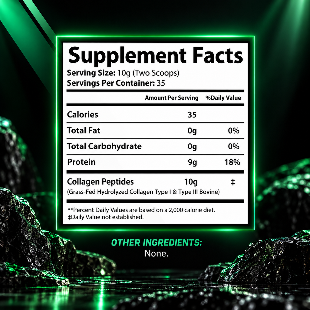 Nutrivina Collagen Type 1 & 3 Grass-Fed | 12.35 oz | 35 Servings