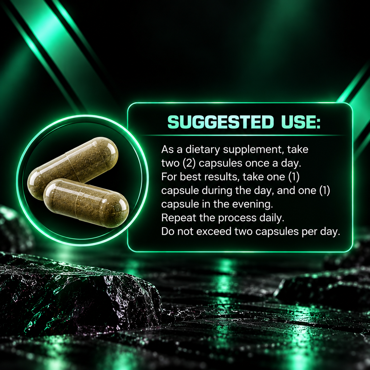Nutrivina Max Detox Acai Berry Complex | 60 Capsules