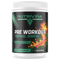 Nutrivina Pre-Workout Tropical Sunrise | 15.76 oz | 30 Servings