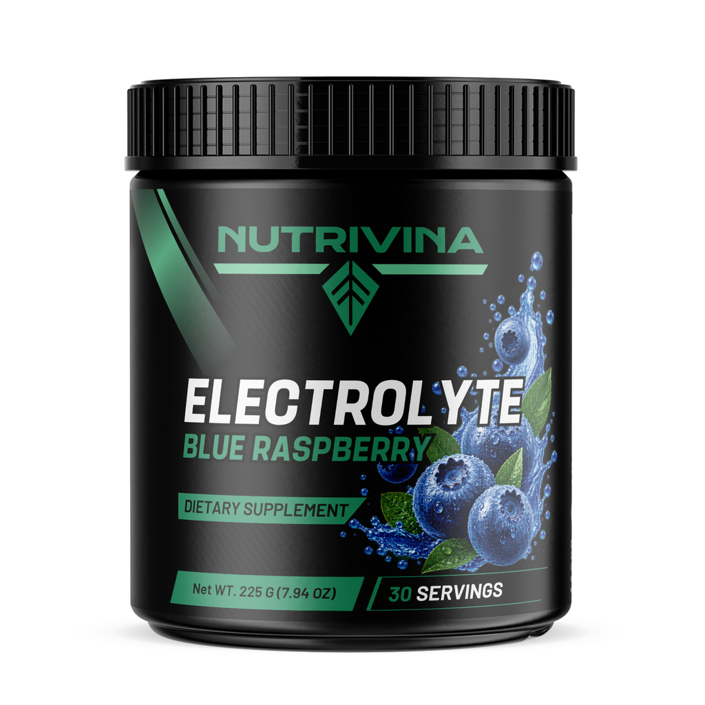Nutrivina Electrolytes Blue Raspberry | 7.94 oz | 30 Servings