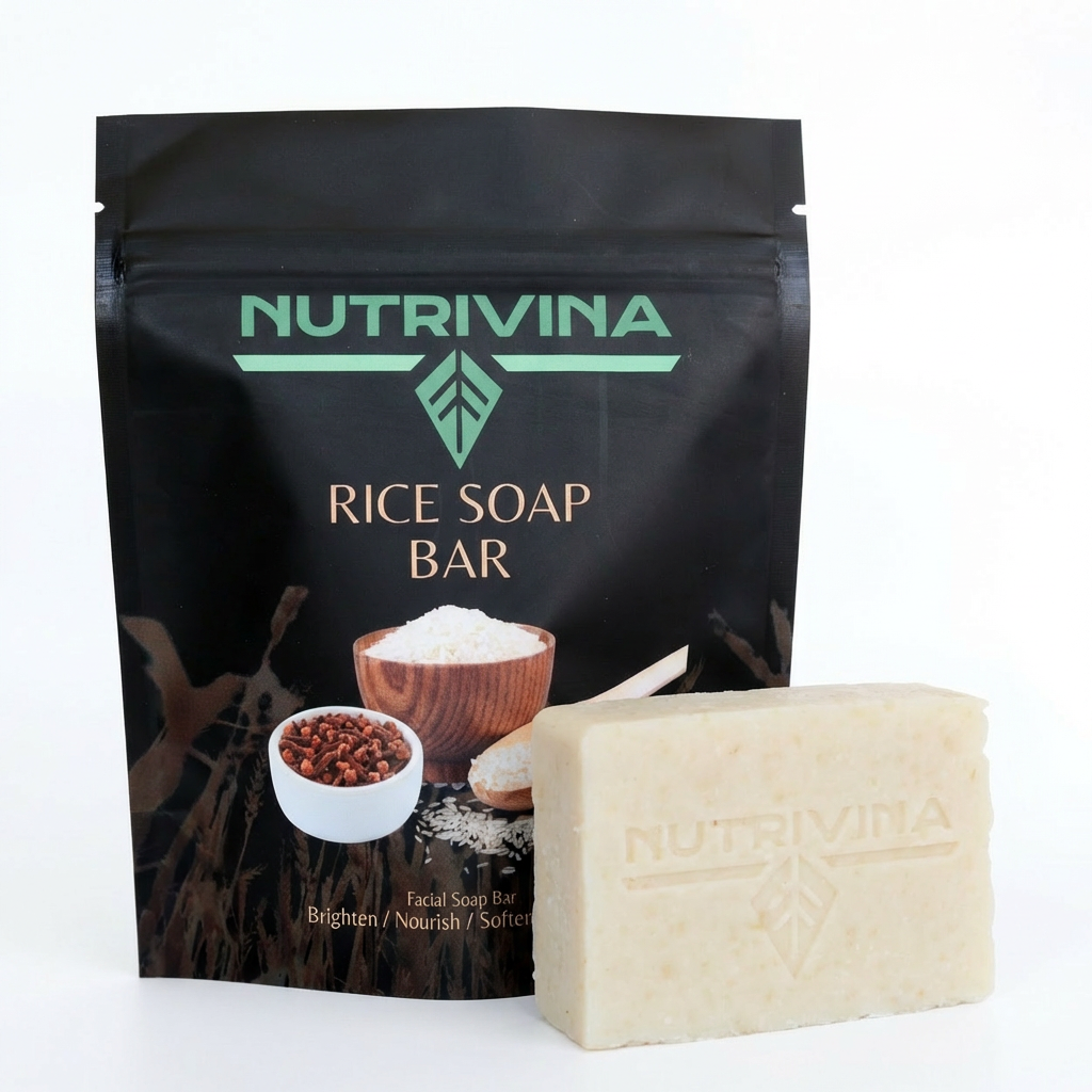 Rice Illuminating Facial Bar Soap - Brightening & Even Skin Tone