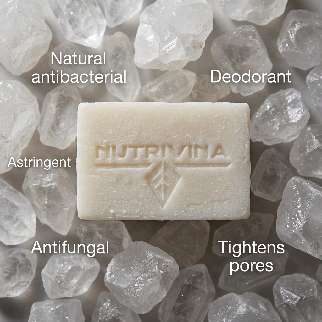 Alum Stone Facial Bar Soap - Purifying & Acne Treatment