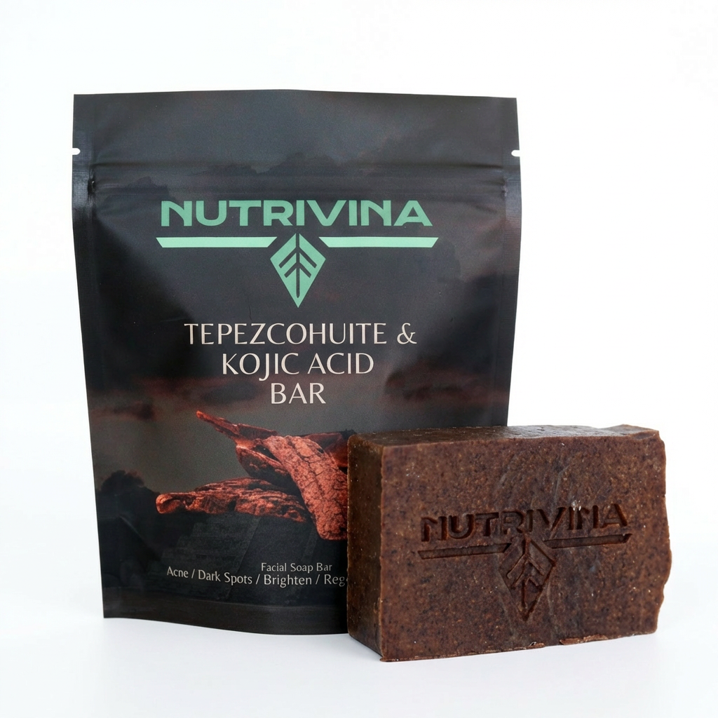 Tepezcohuite & Kojic Acid Facial Bar Soap - Skin Repair & Brightening