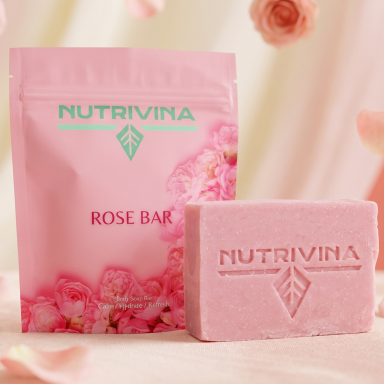 Jabón corporal en barra Rose Radiance: Luminosidad e hidratación para la mujer
